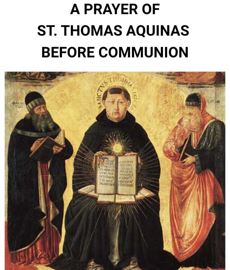 Prayers Before Holy Communion