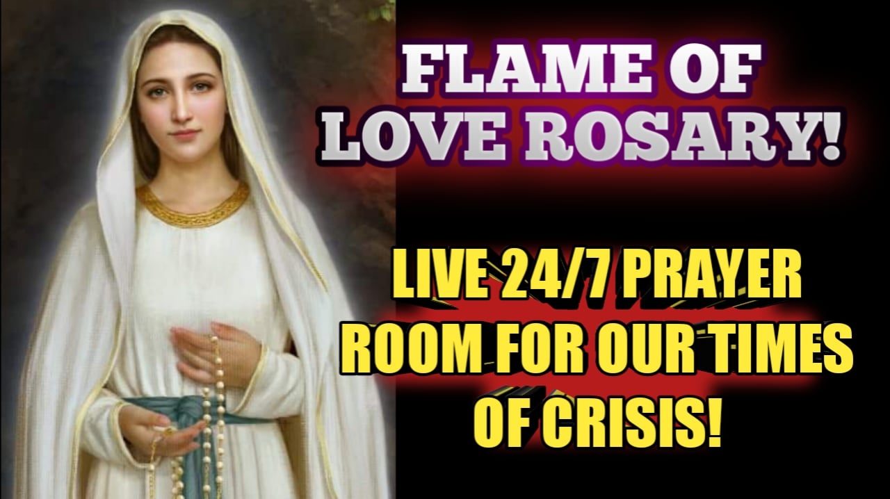 Flame Of Love Rosary | Joyful Mysteries | Live 24/7 Prayer Room | For Our Times Of Tribulations