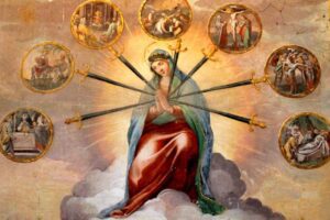 From A Rich History of the Catholic Church Facebook!  September is Dedicated To the Seven Sorrows