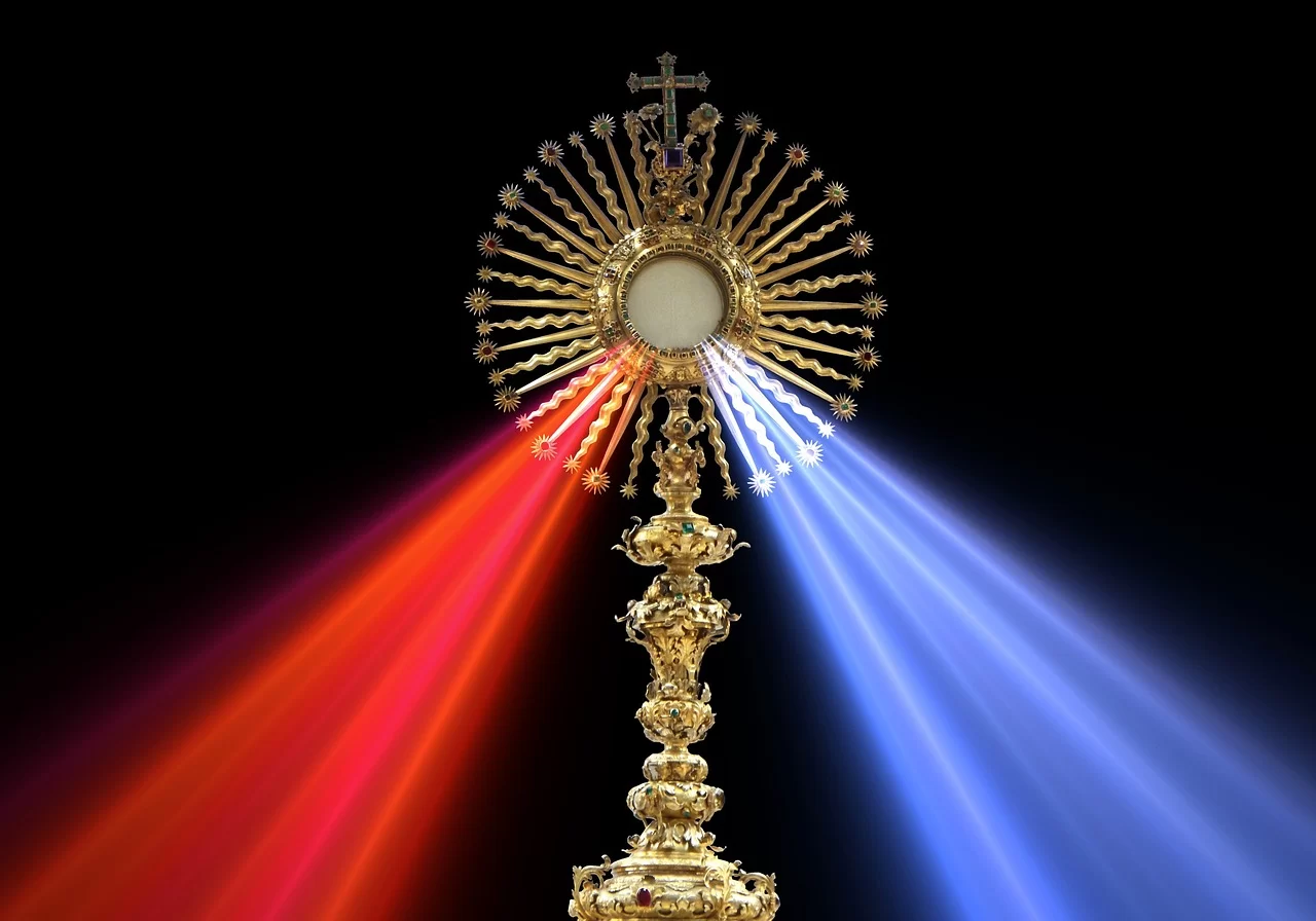 eucharist, divine mercy, monstrance-3214782.jpg