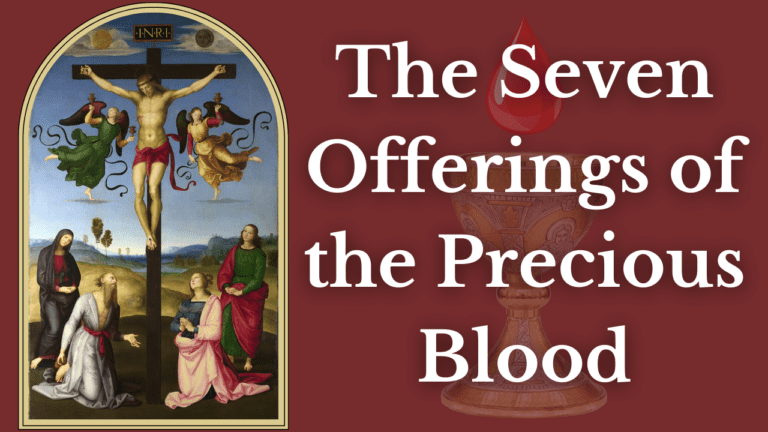 The Seven Offerings of the Most Precious Blood