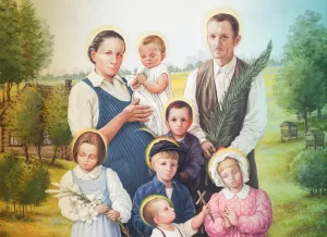 The Blessed Ulma family Bible had 3 verses underlined