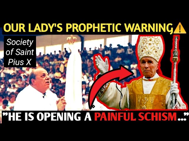 Fr. GOBBI’S MESSAGE ABOUT SSPX & SCHISM