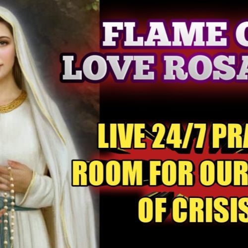 Flame Of Love Rosary | Joyful Mysteries | Live 24/7 Prayer Room | For Our Times Of Tribulations