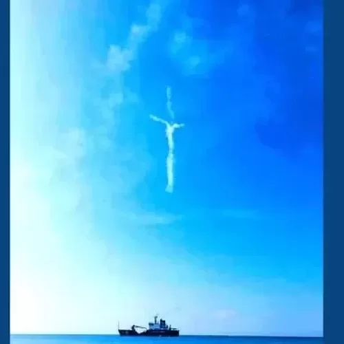 Viral: Fascinating Crucifix With Jesus Appears Above Florida Beach Surrounded In Heart! Reported Aug. 2022!