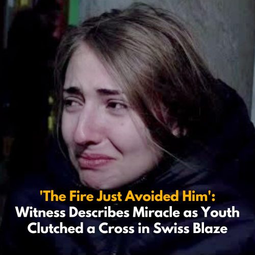 VIDEO! Miracle of the inferno: Witness reveals youth trapped in Swiss blaze sat down with crucifix in his hand ‘and the fire just avoided him… ‘