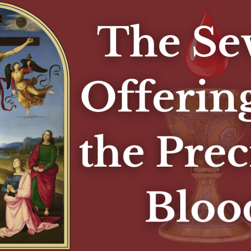 The Seven Offerings of the Most Precious Blood