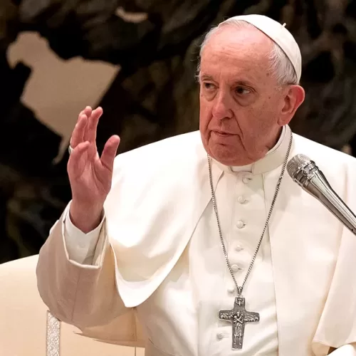 Be careful of Satan when he’s sweet and polite, warns pope.