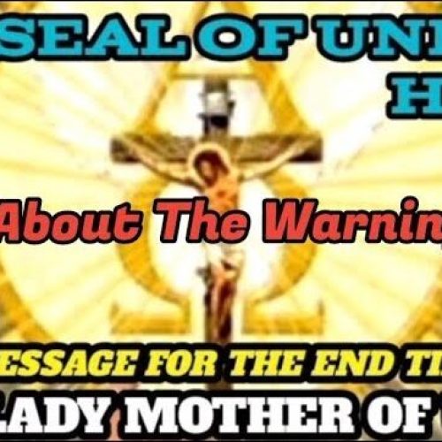 Messages for the End Times by Our Lady Mother of Hope & Unity! The Warning & Schism!