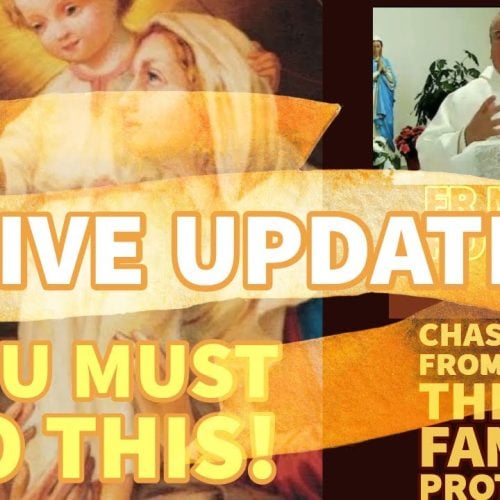 Live Webcast: Update – With Fr Joseph – Protecting Your Family with the Holy Family